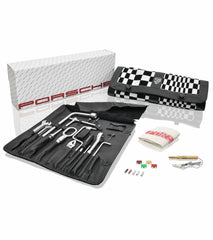 Porsche Assembly Gloves in McLaughlan Red Tartan