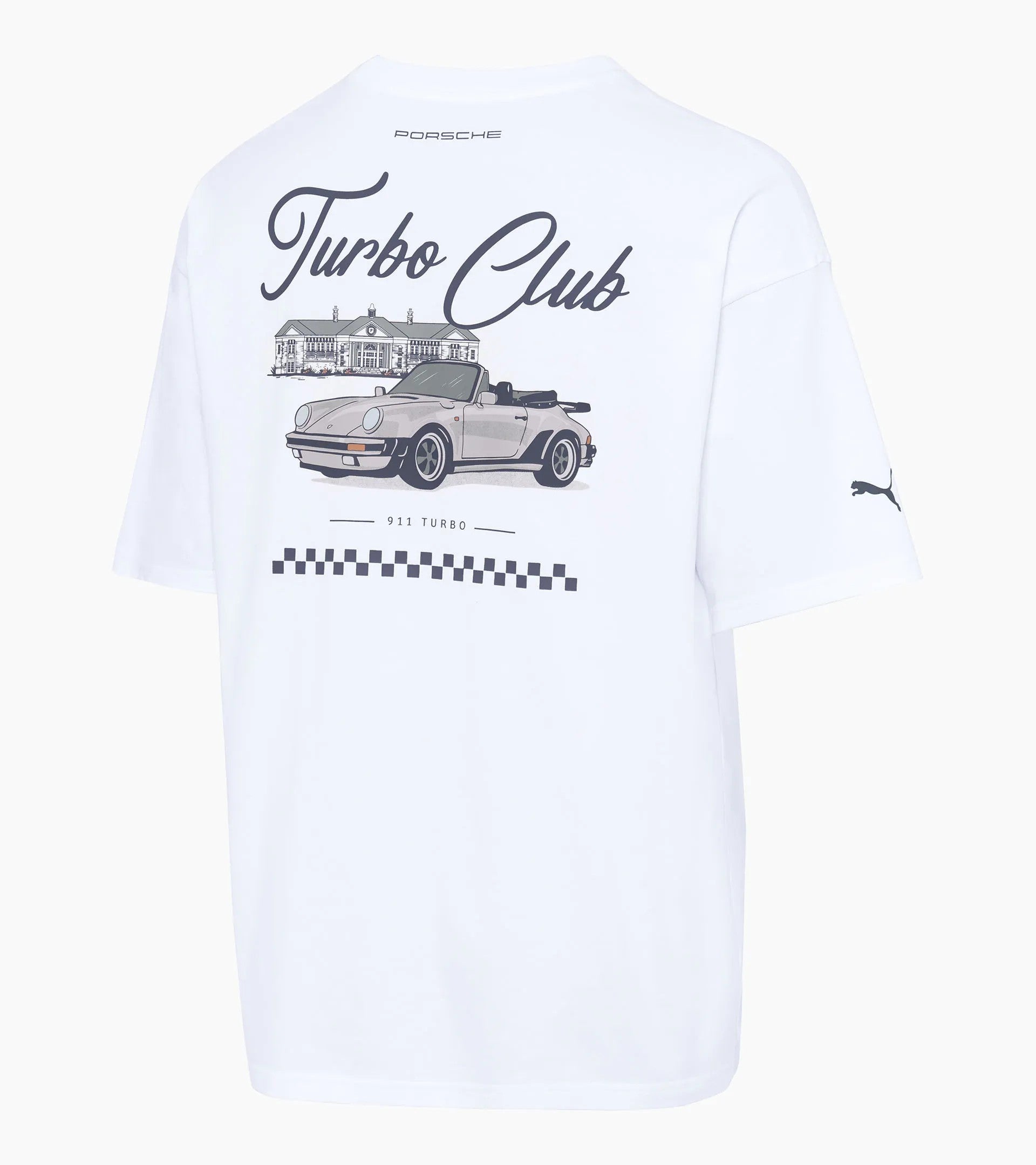 Porsche Turbo Club Back Print Graphic T-Shirt – Porsche Turbo