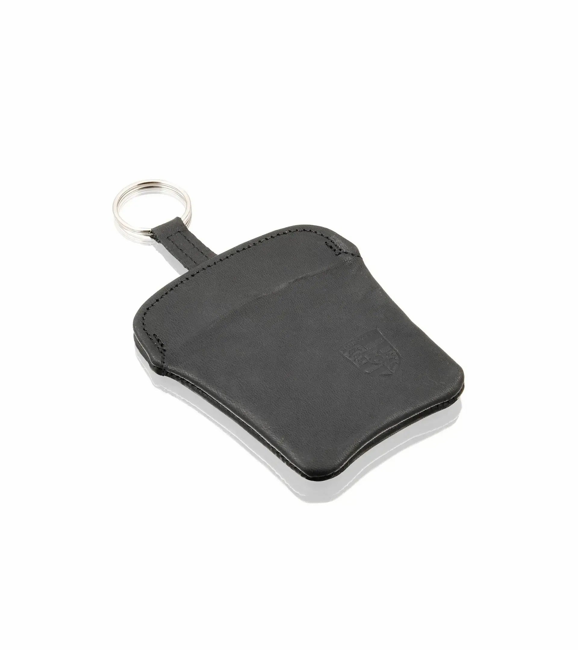 Porsche Classic Leather Key Pouch in Classic Grey
