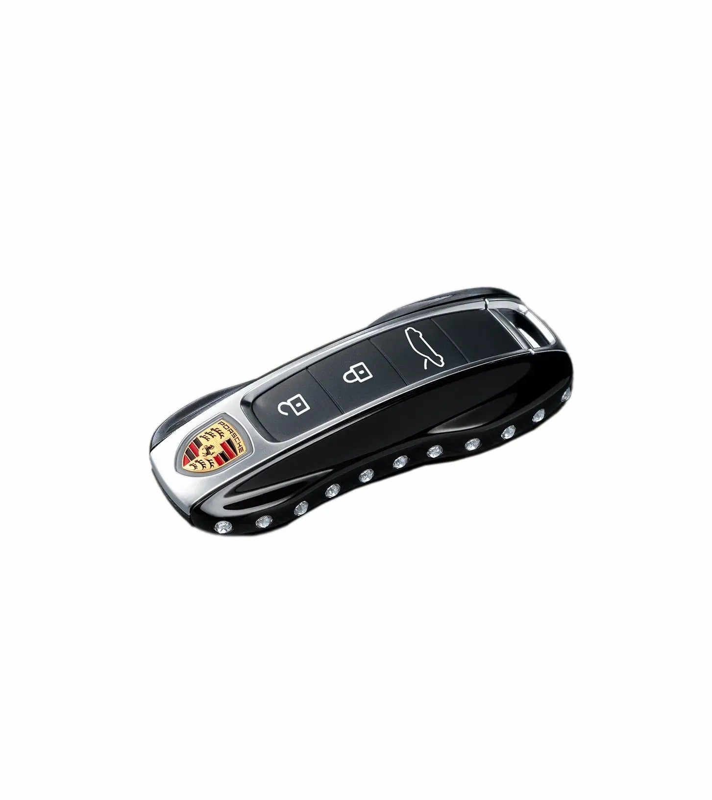Driver's key painted with Swarovski® stones