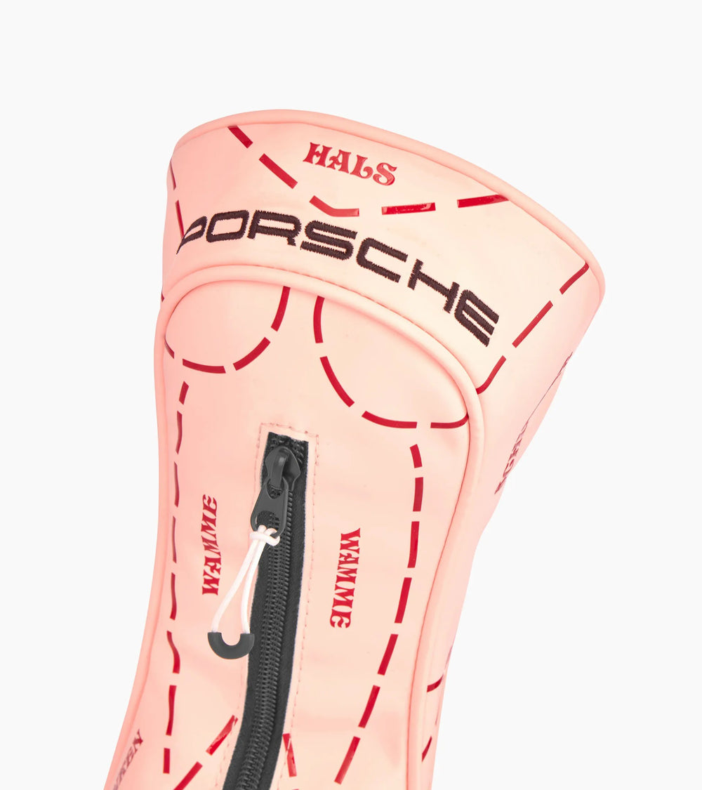 Headcover for golf driver – Pink Pig